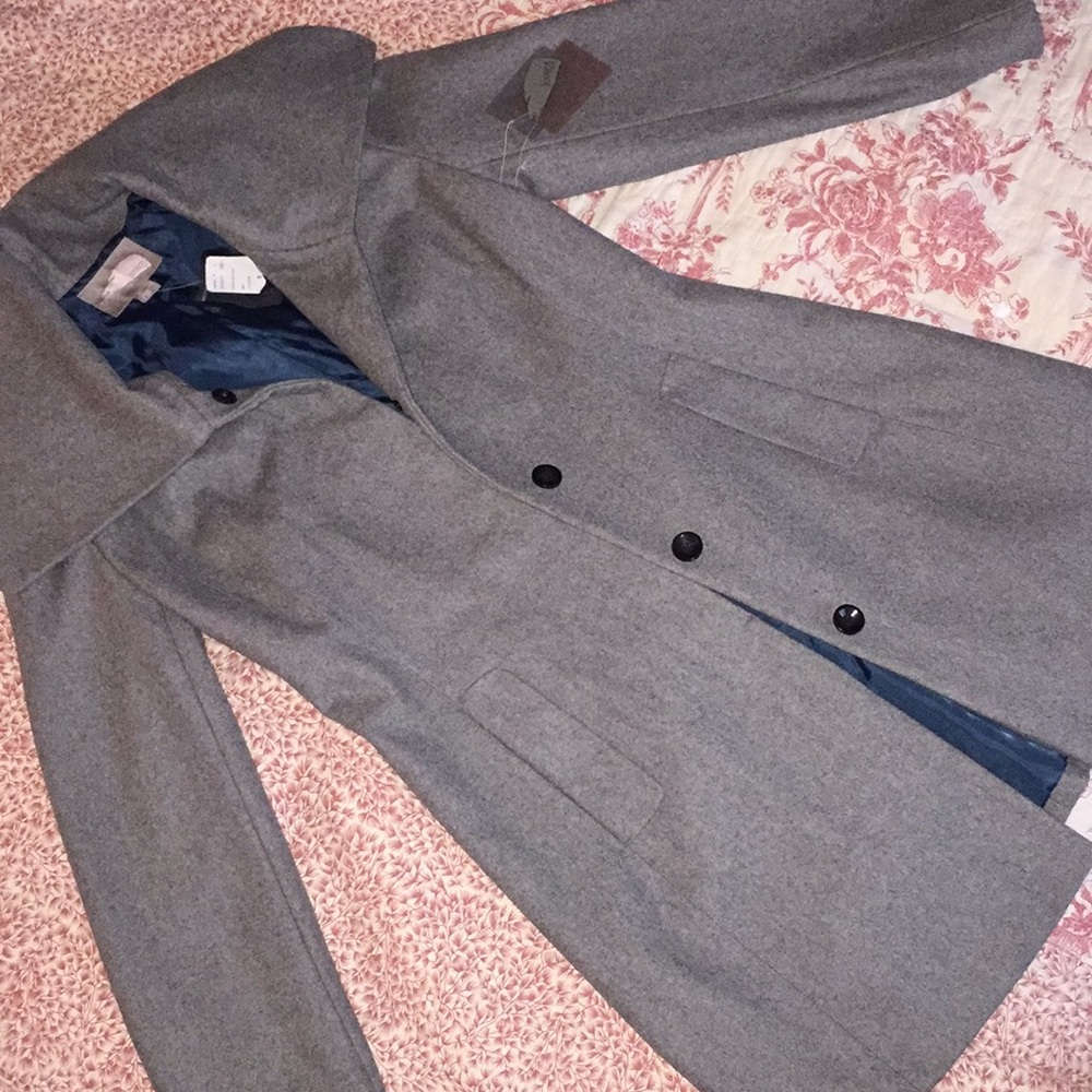 Grey Pea Coat
